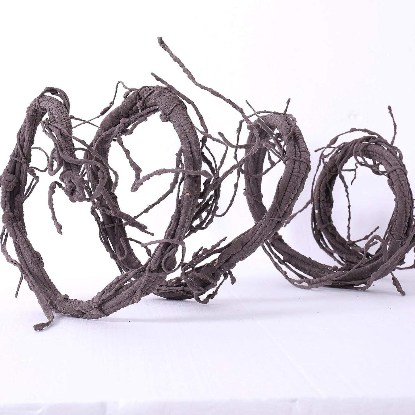 118" Flexible Large Artificial Fake Reptile Plants Tree Branches Twigs Cherry Blossom Liana Wall Hanging Wreath Trunk Stick Vines Garland Wedding Garden X'Mas Halloween Jungle Decoration