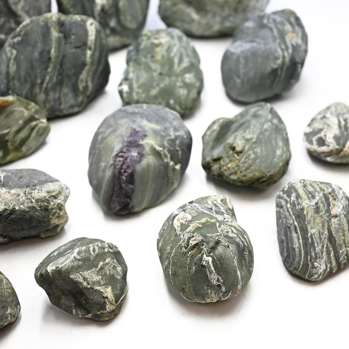 Aquarium Decor River Rock Decorative Stones Fish Tank Rocks Aquarium Landscapes 20LB Decoration Stone for Aquariums Aquascaping Terrariums,Paludariums,and Gardens（4-9inch / 4PCS）