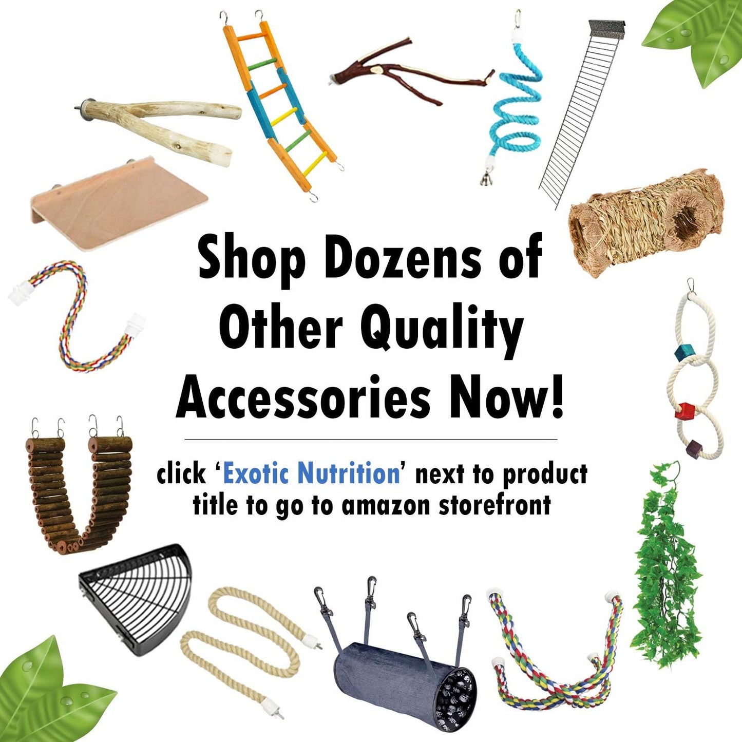 Mineral Perch - Healthy Natural Cage Accessory Toy for Chewing Animals - Squirrels, Chinchillas, Degus, Prairie Dogs, Rats, Hamsters, Mice, Parrots & Other Small Pets