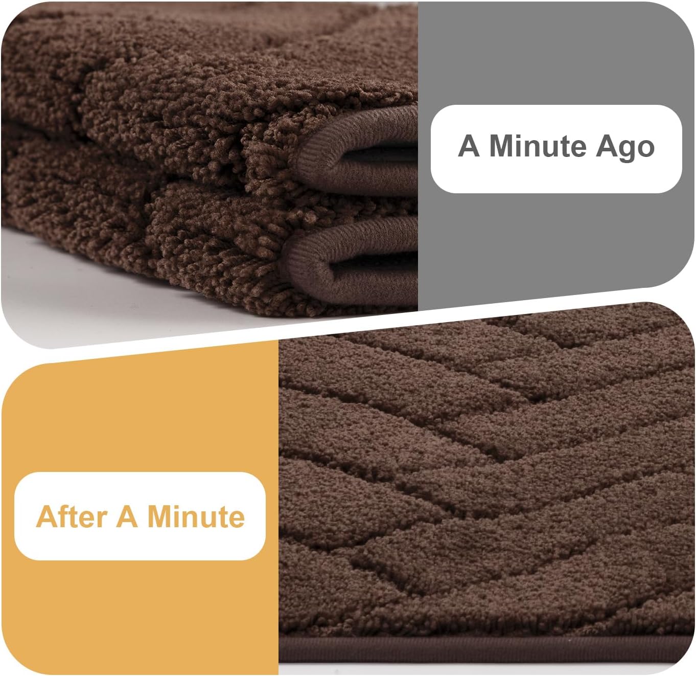 Tindbea Dog Mat for Muddy Paws,Absorbs Moisture Dirt Non-Slip Washable Mud Mat for Dogs,Soft Rubber Backing Front Inside Pet Rug for Entryway, Mud Dog Paws, Patio(20"x31.5",Coffee)