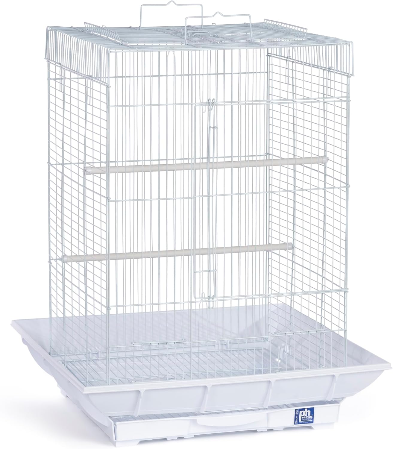 Prevue Hendryx Clean Life Playtop Cage, White, 1/2" (SP851W/W)