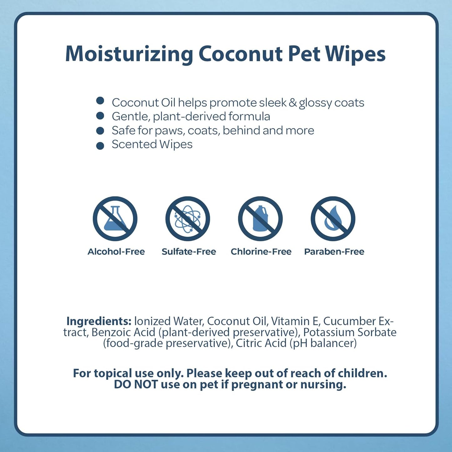 Best Pet Supplies Pet Grooming Wipes for Dogs & Cats,Deodorizer for Coats & Dry, Itchy, or Sensitive Skin, Clean Ears, Paws, Body, & Butt - Moisturizing Coconut, 400 Count