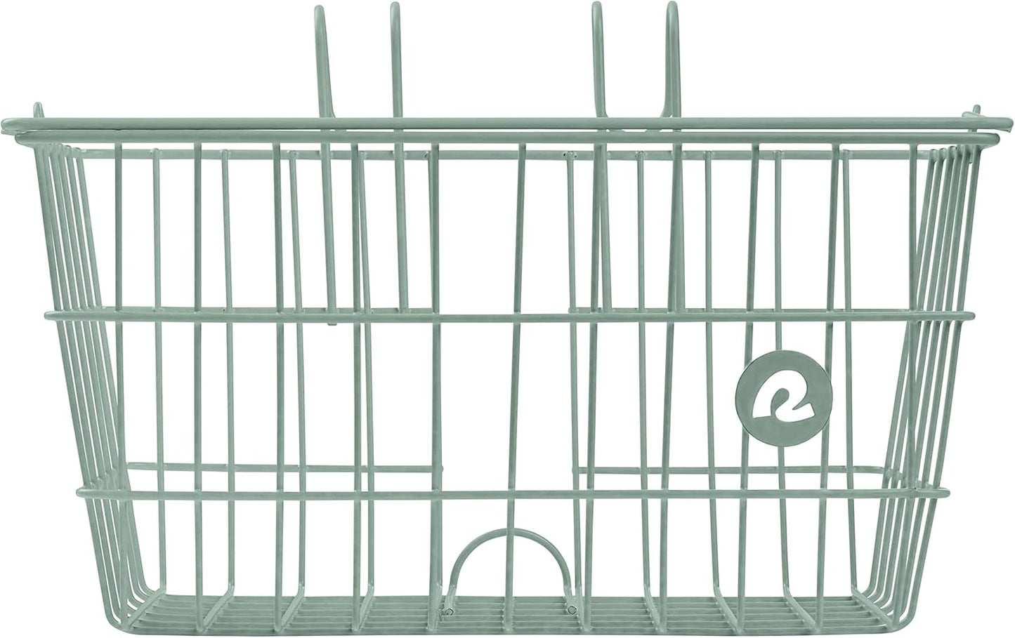 Retrospec Apollo-Lite Lift-Off Bike Basket - Detachable Steel Handlebar Basket with Carrying Handle for Commuting, Shopping & Beach Trips - 14.5in x 9.5in Weather-Resistant Biking Gear