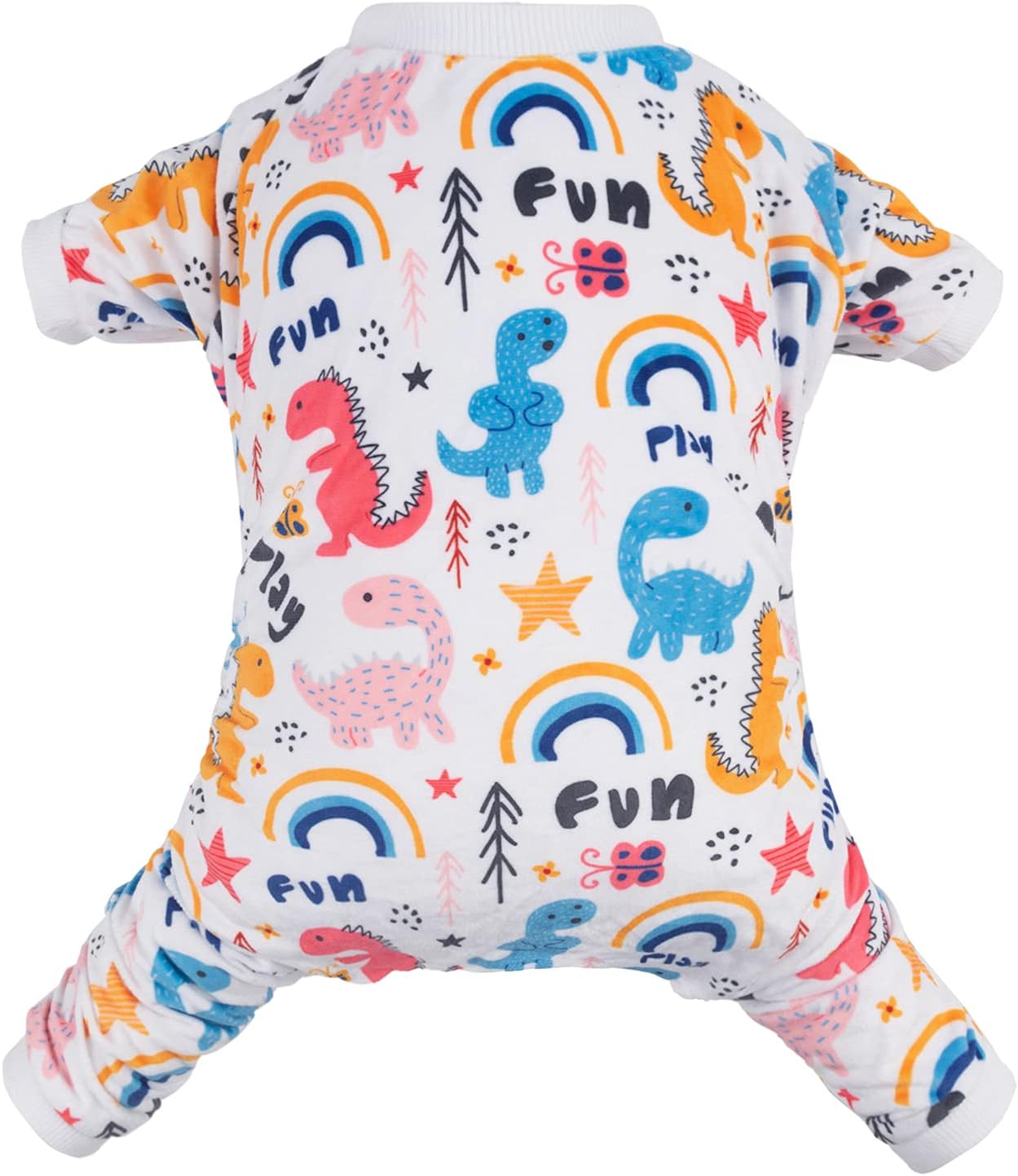 CuteBone Small Dogs Outfit Soft Puppy Onesies Pjs Dog Pajamas Pet Coat Cat Apparel Comfy Doggie Jumpsuit Bodysuit for All Seasons P159S