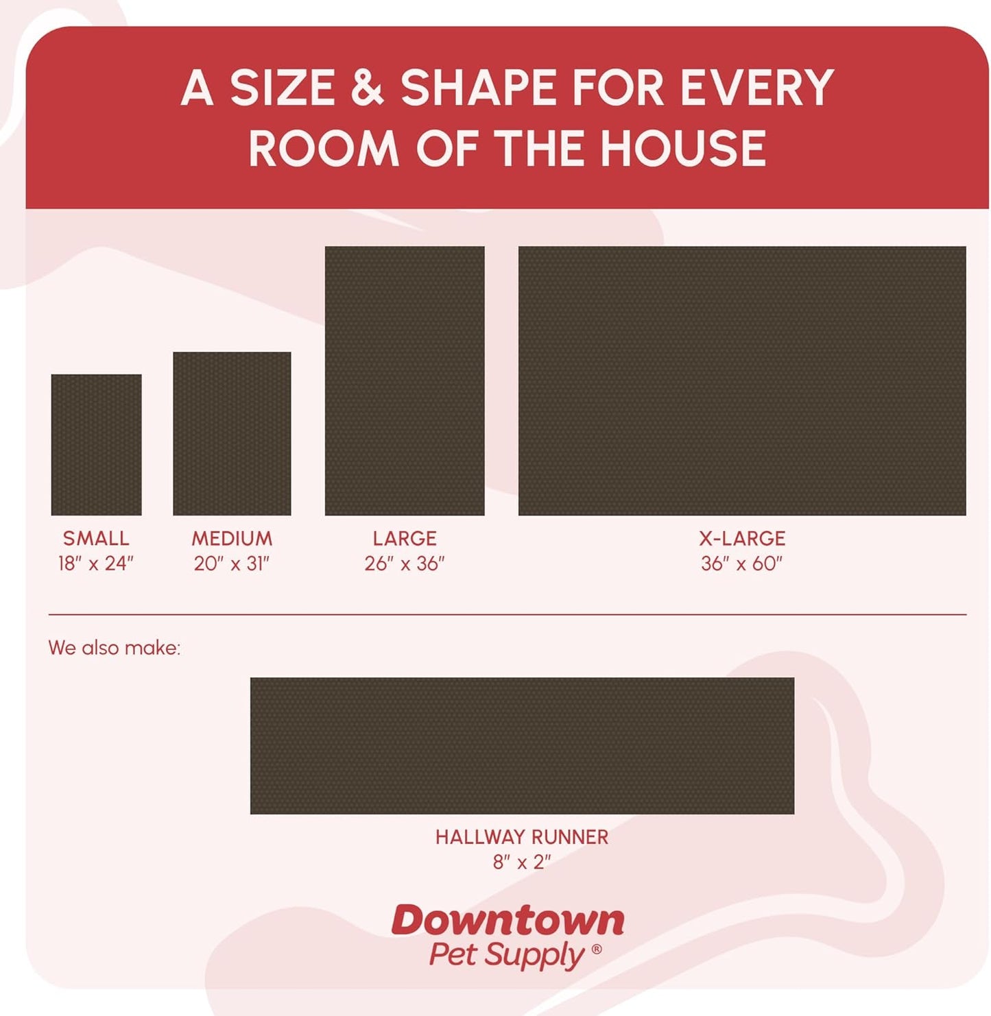 My Doggy Place Microfiber Dog Mat for Muddy Paws, 31" x 20" Ash - Absorbent and Quick-Drying Dog Paw Cleaning Mat, Washer and Dryer Safe - Non-Slip Rubber Backed Dog Floor Mat, Medium