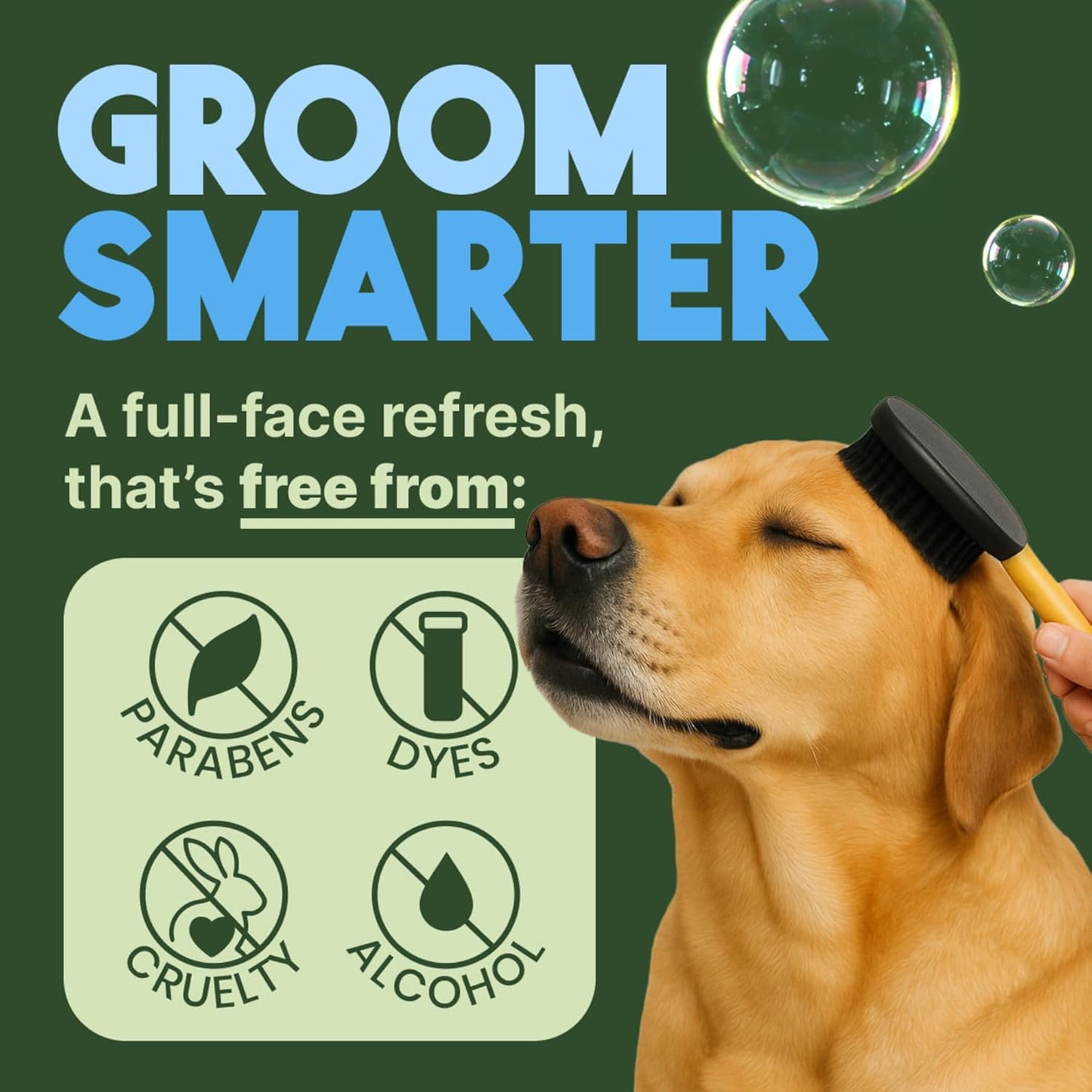 TropiClean Hypoallergenic Waterless Dog Shampoo | Dry Shampoo for Allergies & Sensitive Skin | Safe for Cats | Puppies & Kittens | No Rinse | 7.4oz