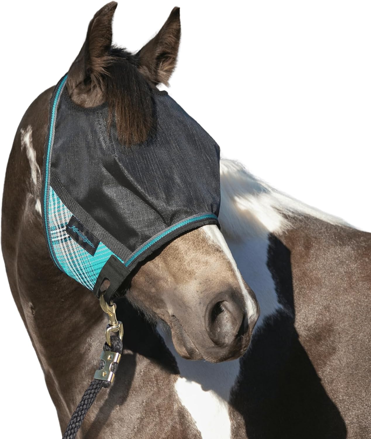Kensington 90% UV Fly Mask CatchMask UViator - Without Ears & Forelock Freedom Web Trim Size: Medium Color: 2021 - Atlantis