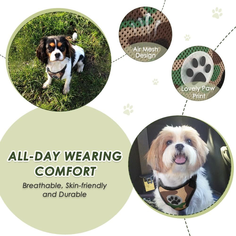 Lukovee Dog Seat Belt for Car, Adjustable Dog Car Harness for Large Medium Small Dogs, Soft Padded & Breathable Mesh Dog Seatbelt with Car Strap and Carabiner(Lime Green Double Clip,Small)