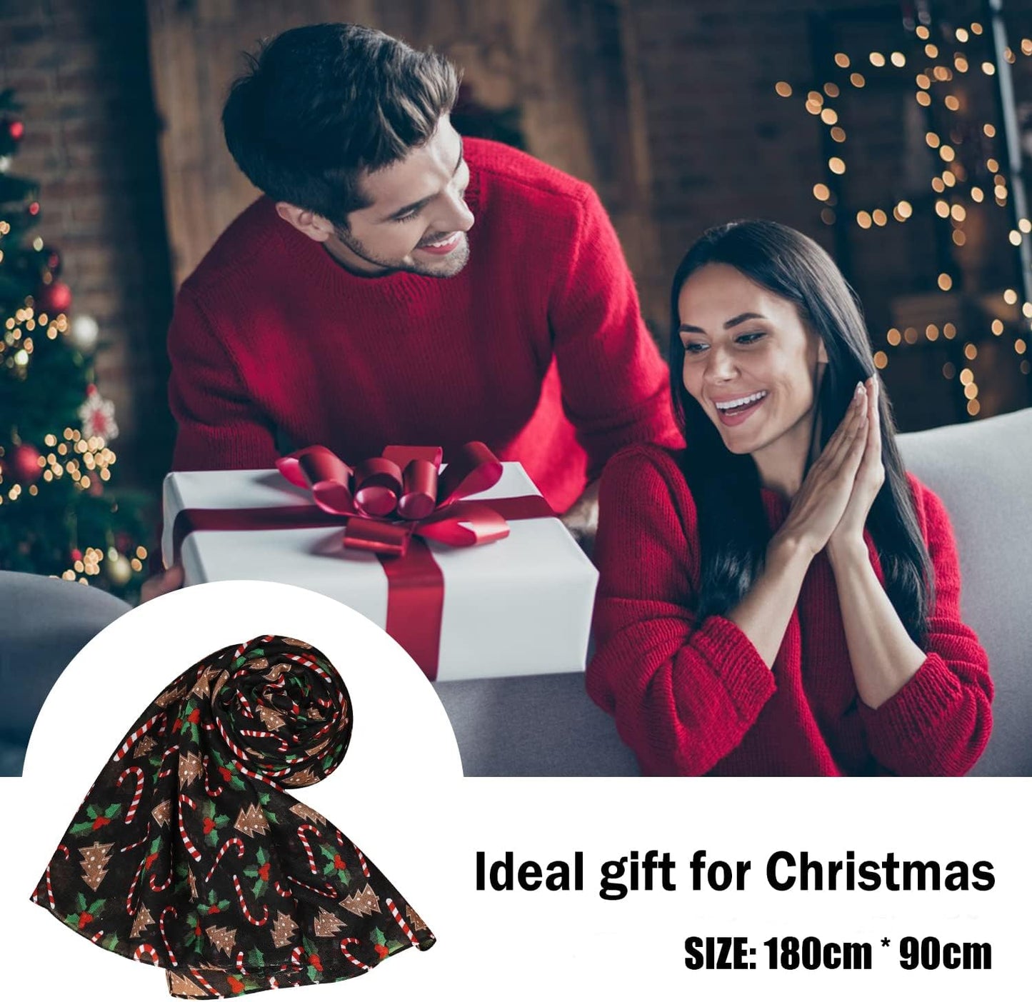 E-Clover Fashion Scarf for Women Lightweight Scarves Shawl Wrap for Spring/Summer Winter