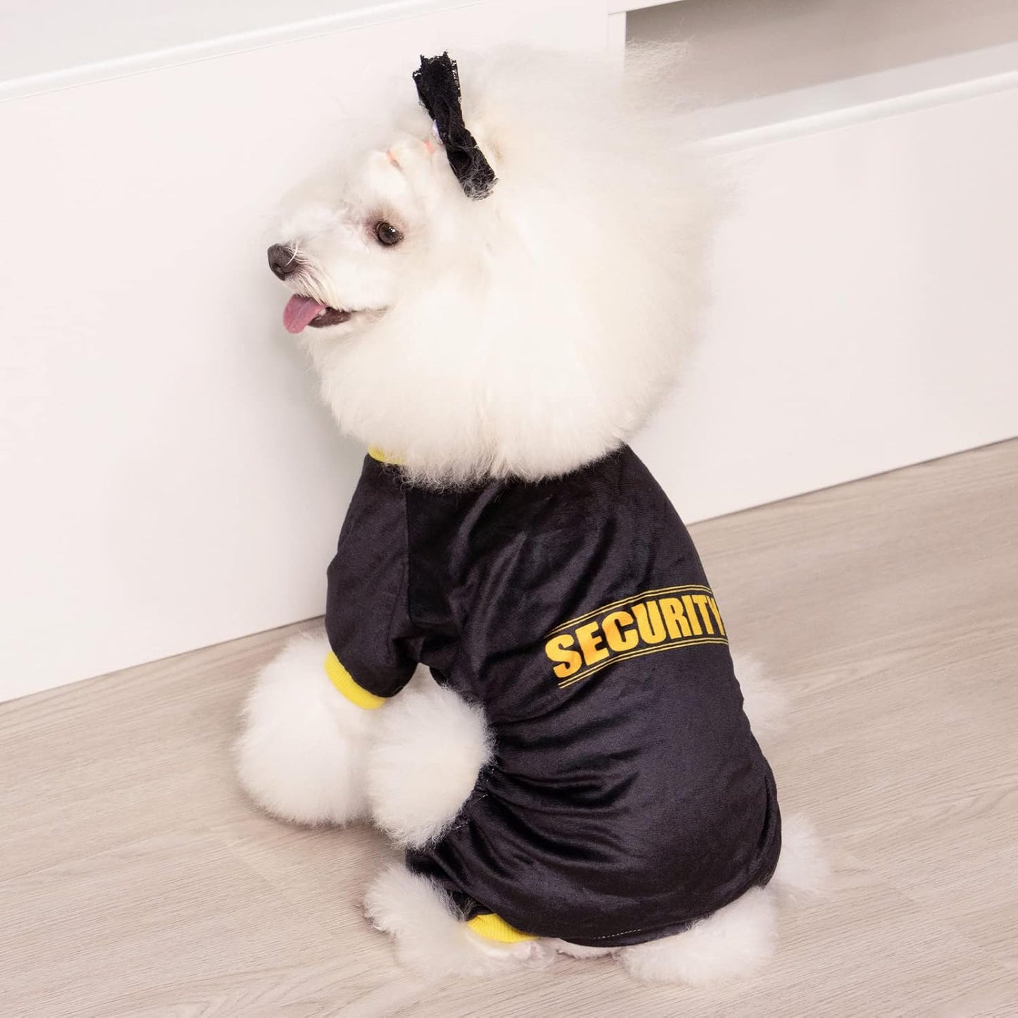 CuteBone Dog Halloween Pajamas Puppy Onesies Small Dogs Soft Pjs Coat Cat Apparel Comfy Pet Christmas Clothes Outfit Doggie Bodysuit P264XS