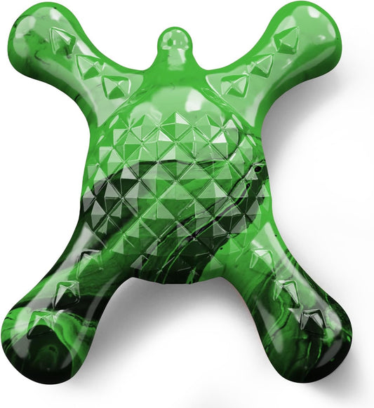 Dog Toys for Small Dogs, Nylon Indestructible Dog Toy for Small Dogs, Hedgehog Puppy Chew Toys with Bacon Flavor,Long Lasting, Puppy Teething Toys, Green