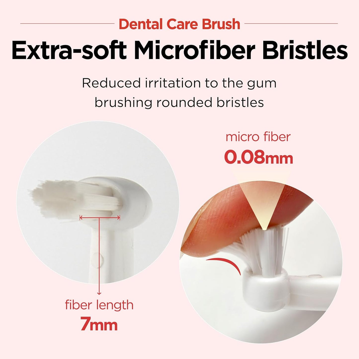 JAYU PET Dental Care Brush (Soft Bristles) 5ea - Dog Toothbrush, Cat Toothbrush, Dental Care for Kitten and Small Dogs, Removing Old Plaque and Tartar, Cat Teeth Brushing & Easy Cleaning