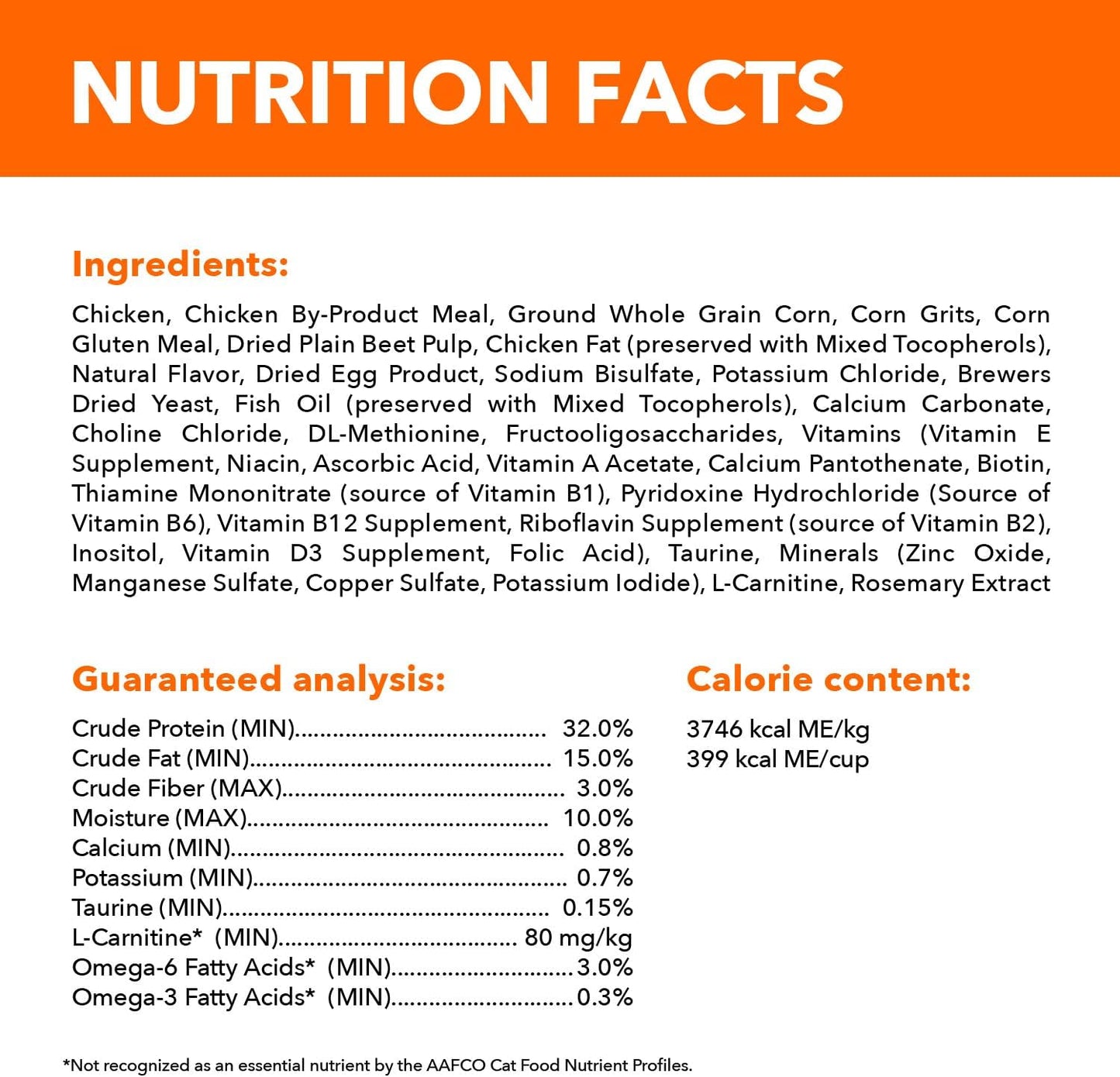 IAMS Proactive Health Adult Healthy Dry Cat Food with Chicken, 16 lb. Bag