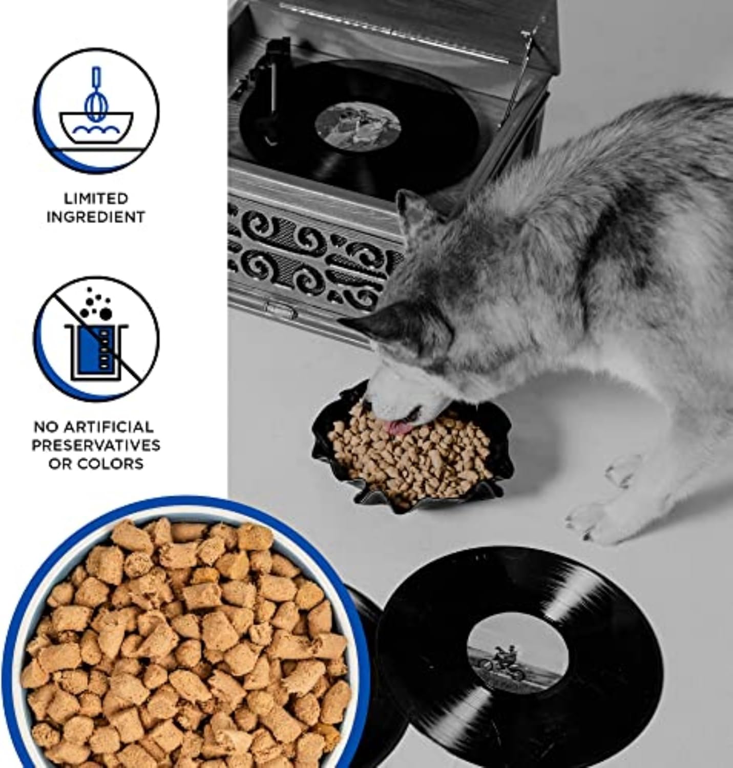 BIXBI Rawbble Freeze Dried Dog Food, Turkey Recipe, 4.5 oz - 96% Meat and Organs, No Fillers - Pantry-Friendly Raw Dog Food for Meal, Treat or Food Topper - USA Made in Small Batches