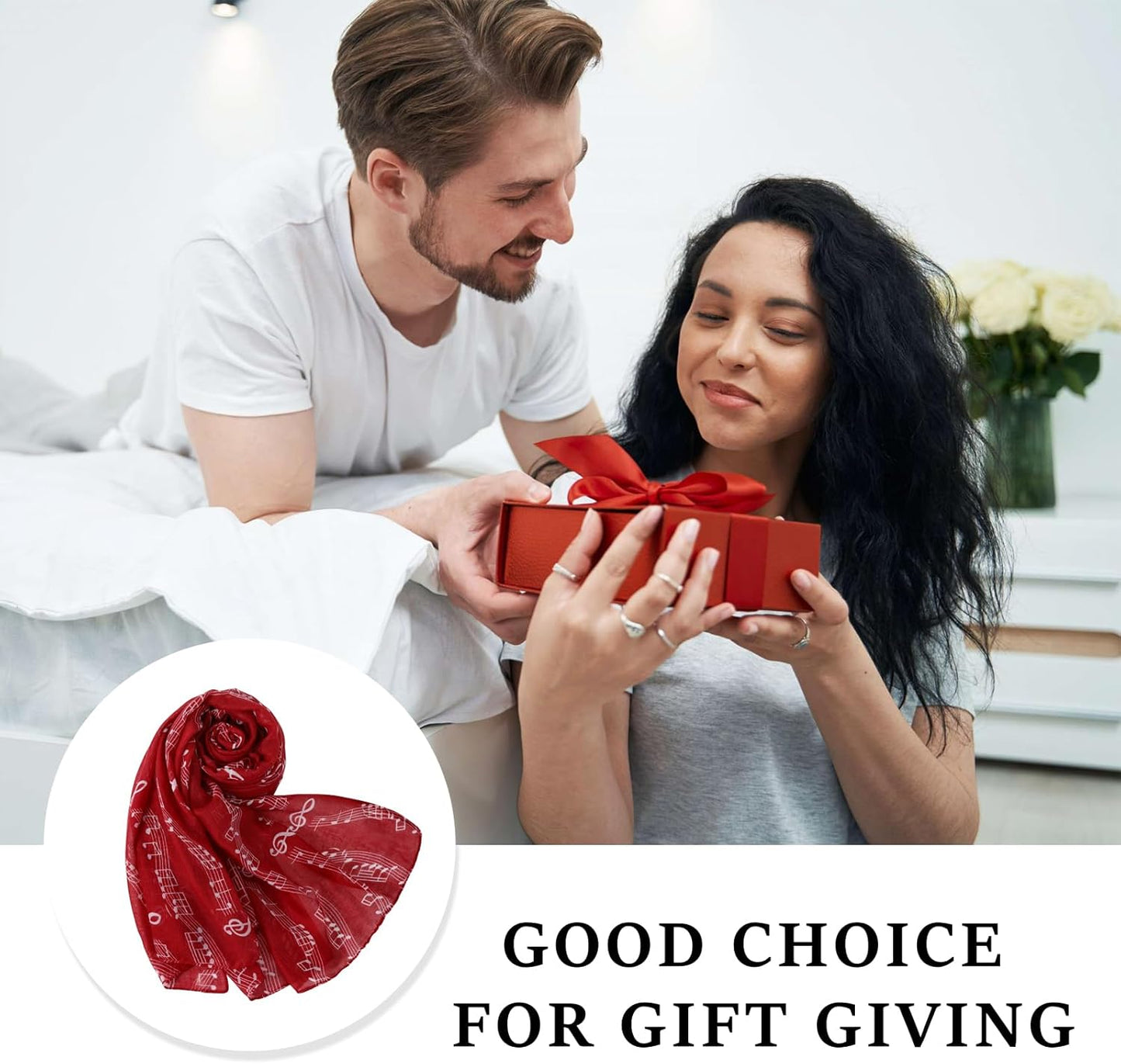 E-Clover Fashion Scarf for Women Lightweight Scarves Shawl Wrap for Spring/Summer Winter