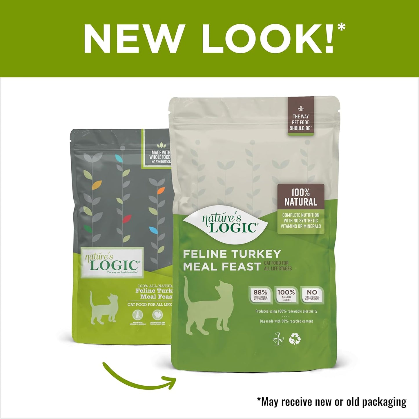 Nature's Logic Turkey Dry Cat Food (1 Pack), 7.7 lb