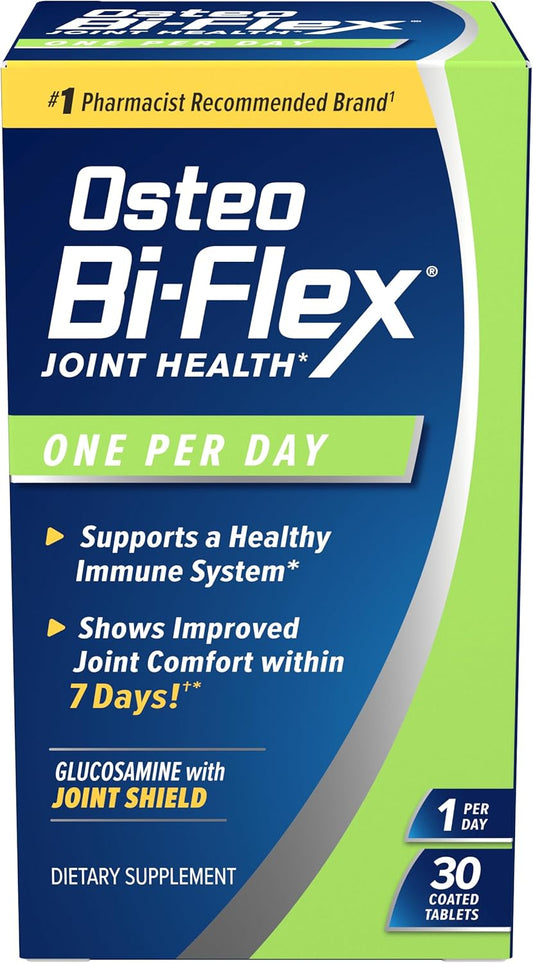 Osteo Bi-Flex One Per Day, Glucosamine Joint Health Supplement with Vitamin D, 30 Coated Tablets