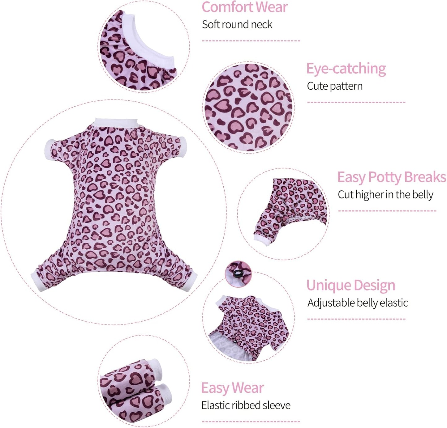 CuteBone Dog Halloween Pajamas Puppy Onesies Small Dogs Soft Pjs Coat Cat Apparel Comfy Pet Christmas Clothes Outfit Doggie Bodysuit P226L