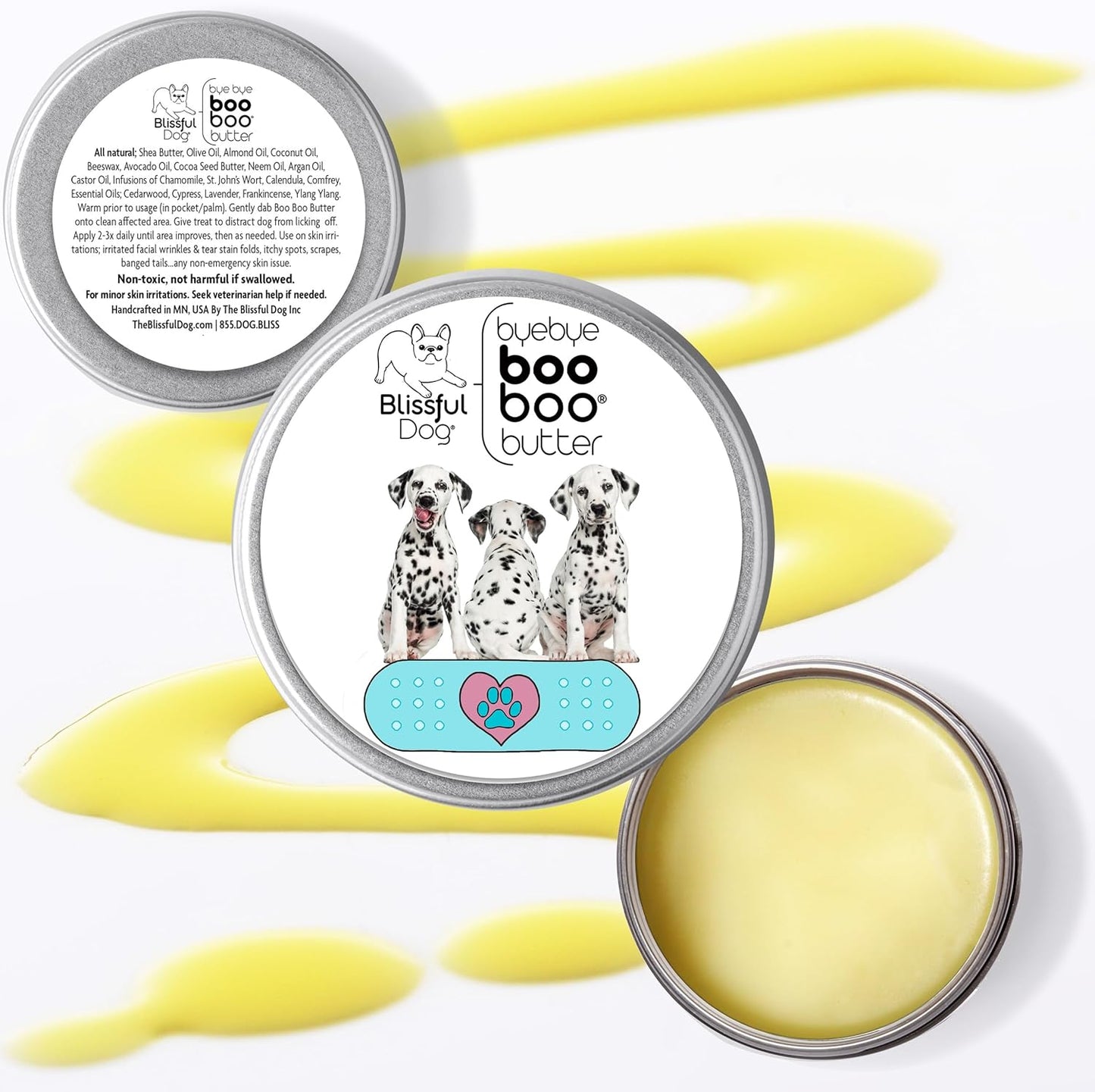 The Blissful Dog Dalmatian Boo Boo Butter, 16 oz.