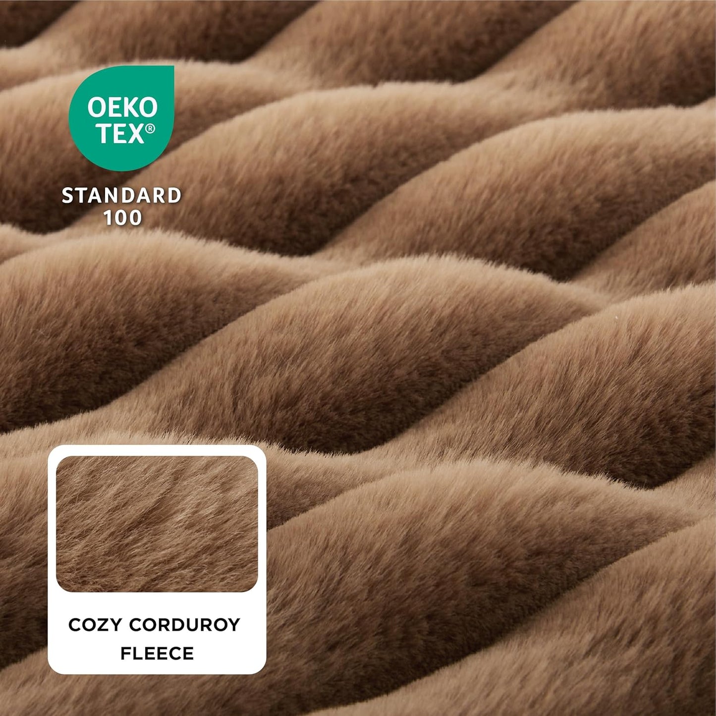 Bedsure Orthopedic Dog Beds for Extra Large Dogs, Waterproof Memory Foam XL Pet Bed with Sides, Non-Slip and Egg-Crate Foam Big Dog Couch Sofa with Washable Removable Corduroy Cover, Brown