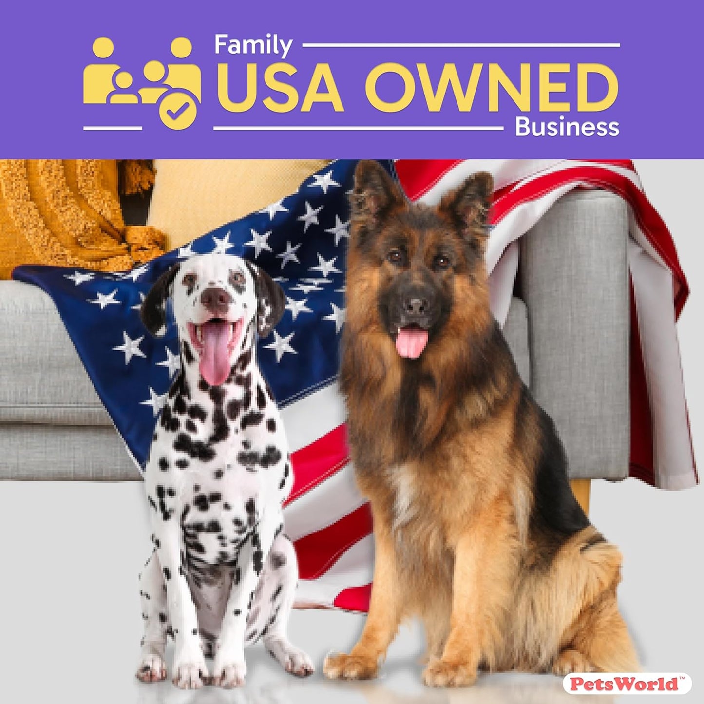 PETSWORLD Enormous Dog Training & Potty Pads, 37x54 inch - Tear Resistant with Strong Leak-Proof Backing, Optional Adhesive Tape, 50 Count