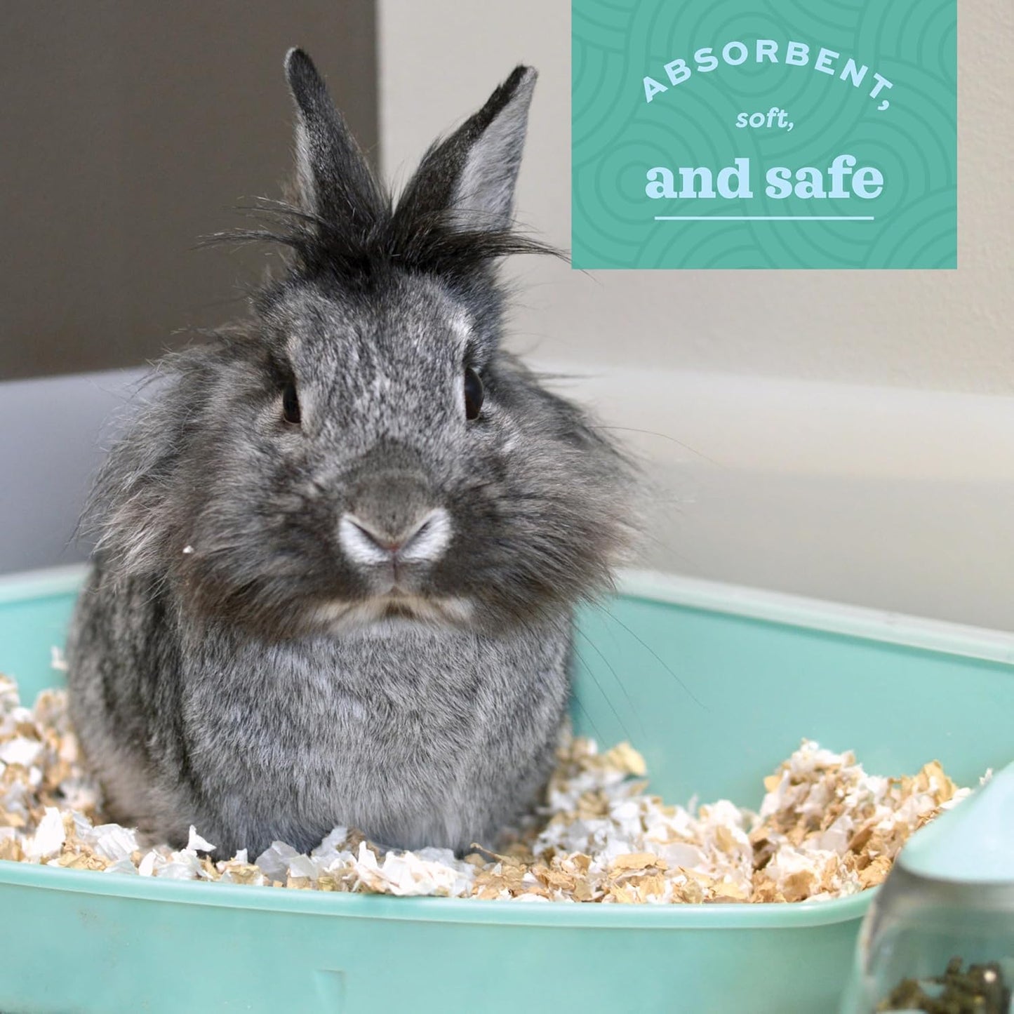 Oxbow Pure Comfort Bedding, Rabbit, Hamster, & Guinea Pig Bedding, Bunny Supplies for Litter Box, Pet Safe, 99.9% Non-Dust, Natural, 56 Liter Bag