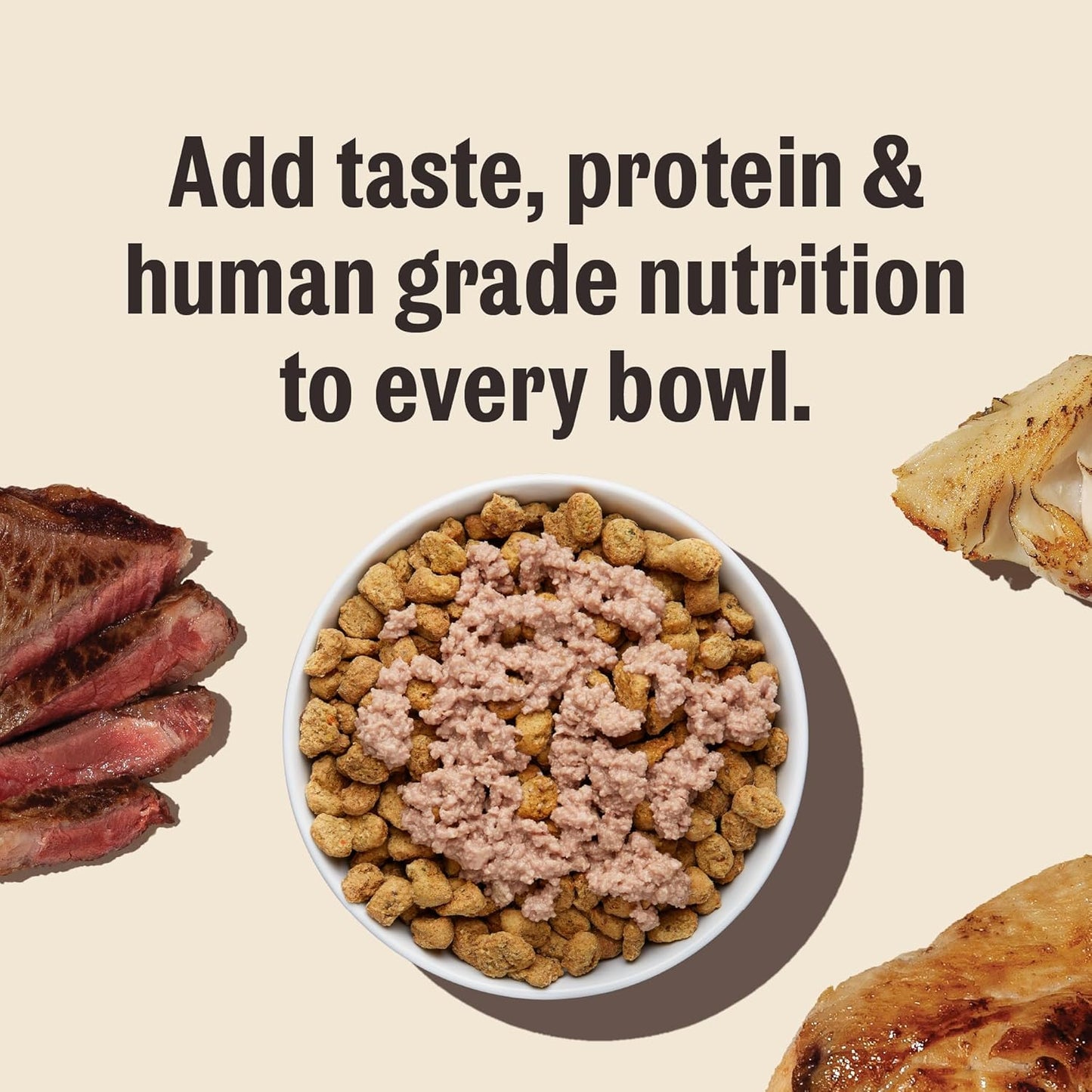 The Honest Kitchen Human Grade Grain Free Meal Booster: 99% Salmon & Pollock (12 pack), 5.5 oz