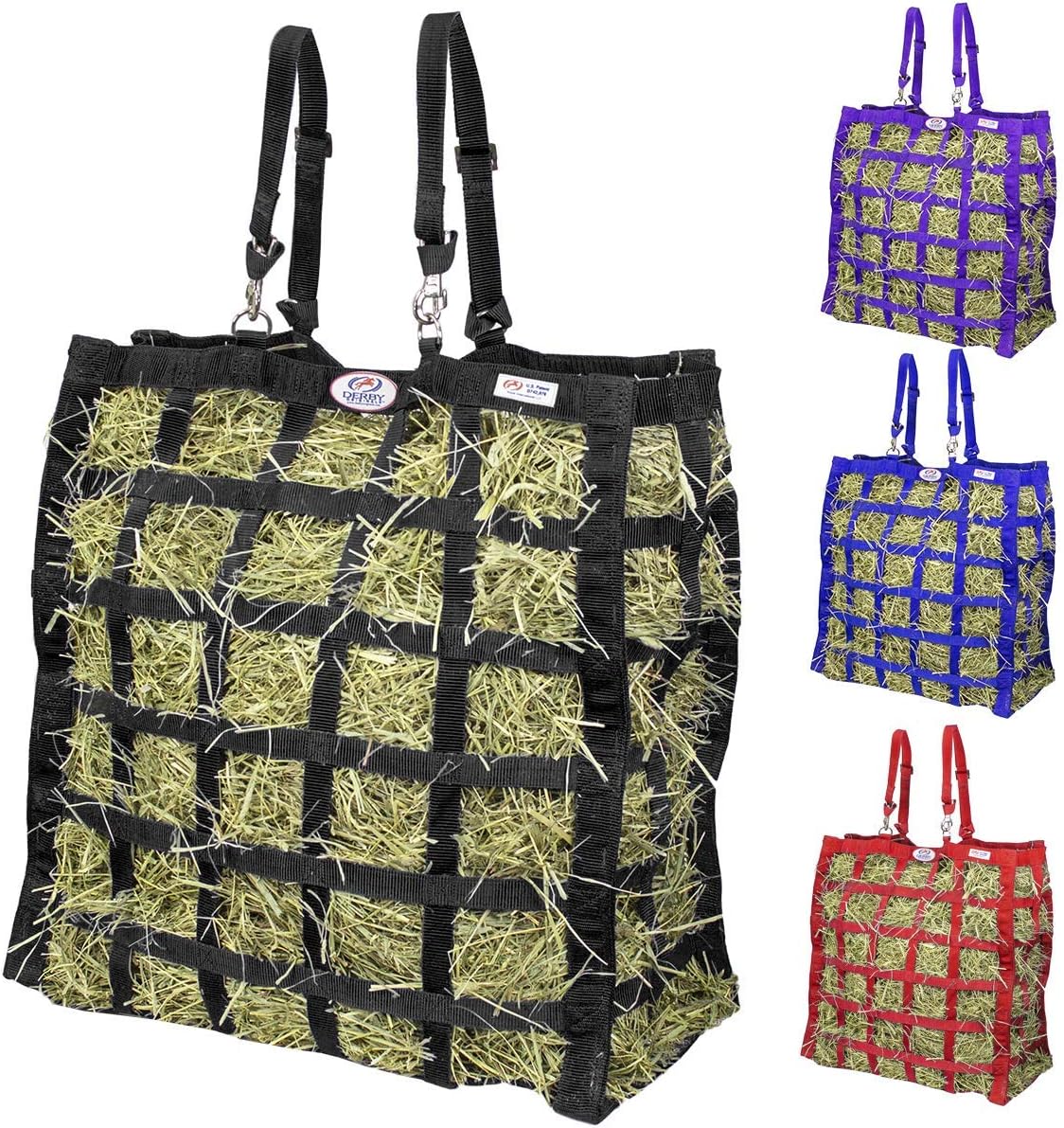 Derby Originals Easy Feeder Horse Hay Bag with Super Tough Bottom and 1 Year Warranty