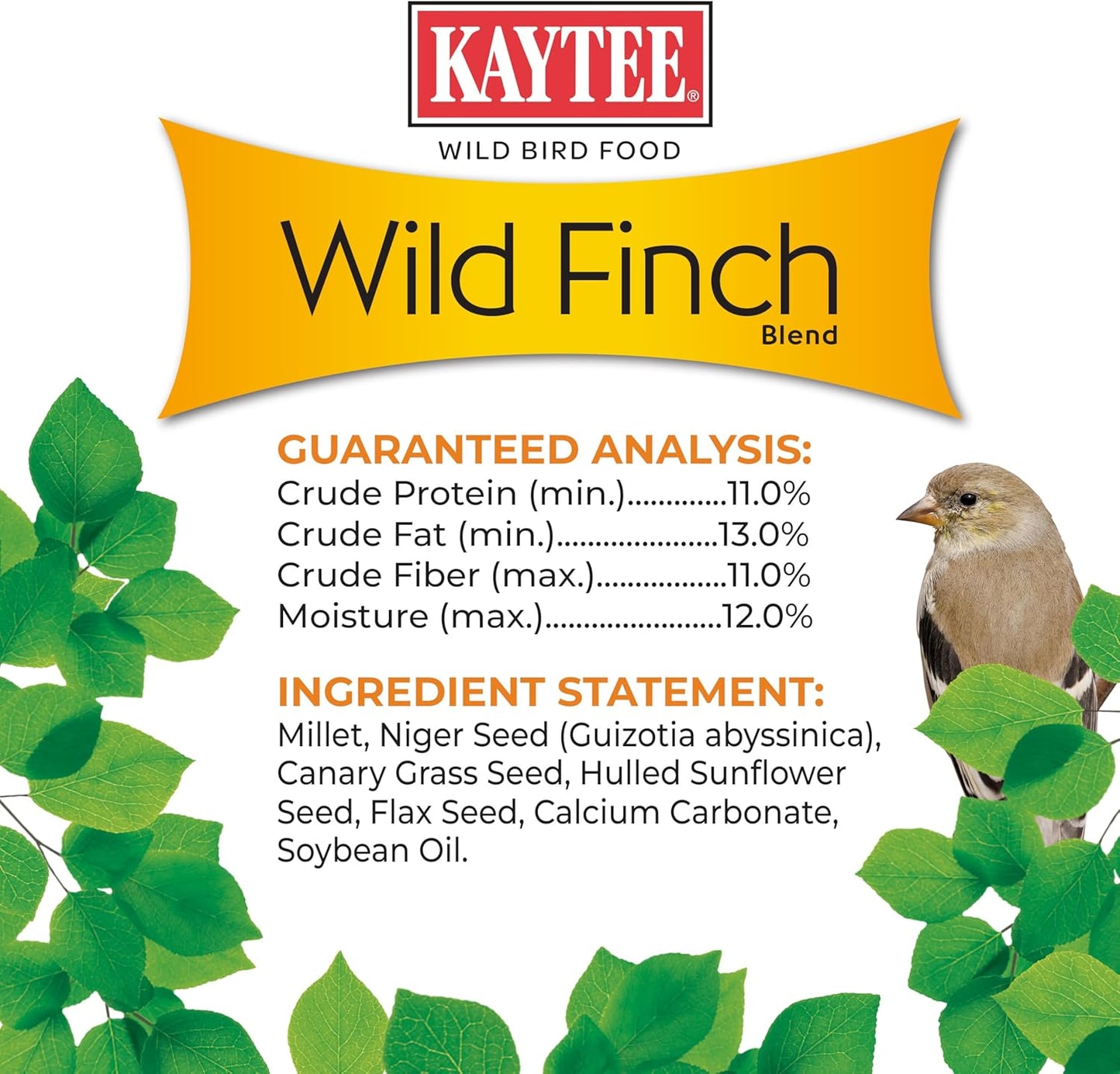 Kaytee Wild Bird Finch Food Blend, 3 lb