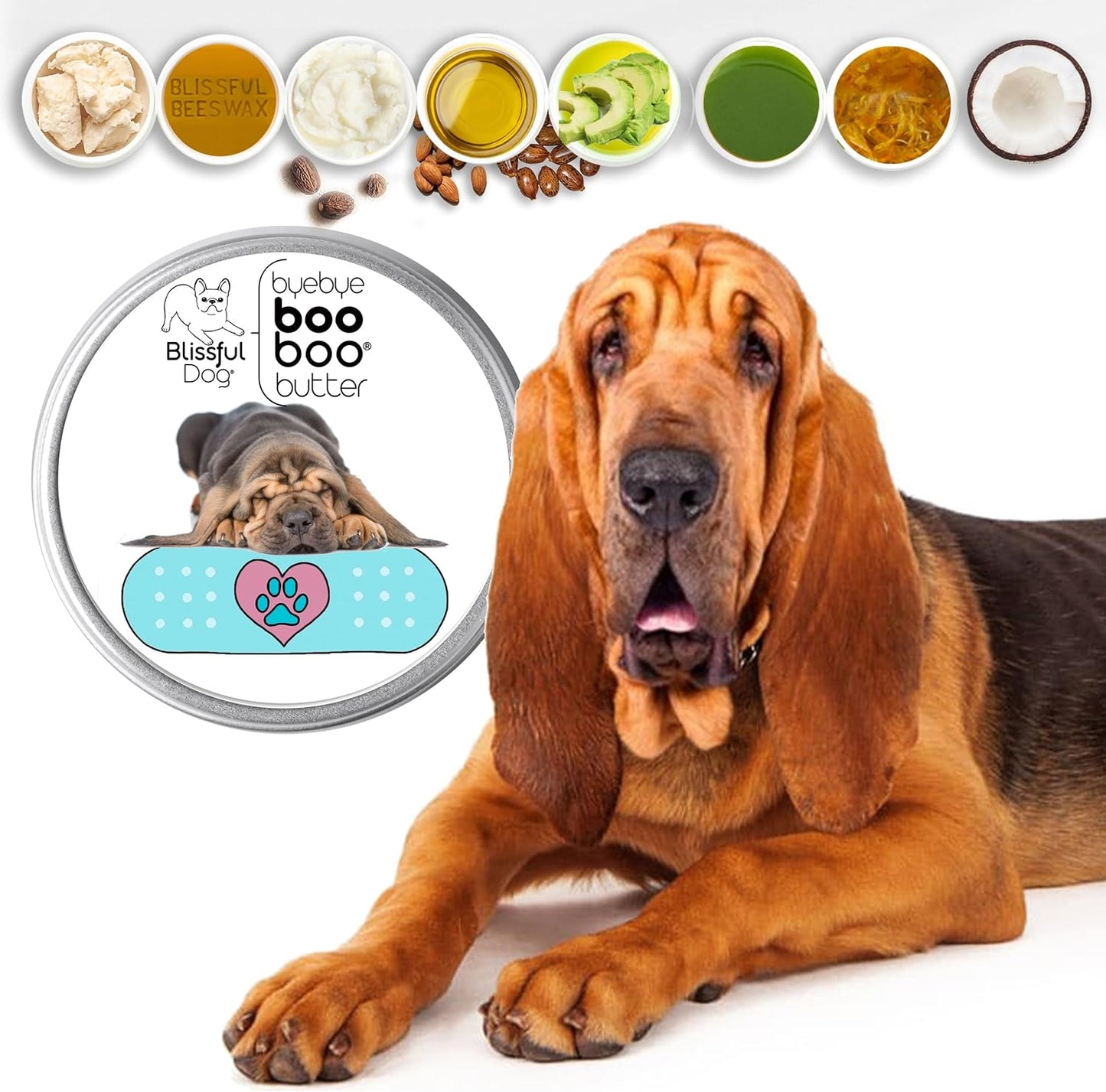 The Blissful Dog Bloodhound Boo Boo Butter, 16oz