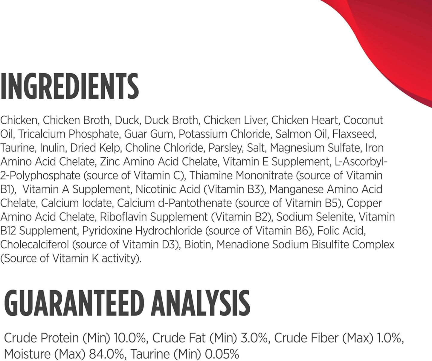 Nulo Real Shreds with Organ Meat Wet Canned Cat Food, Chicken & Duck, 6.0 Ounce, 8 Cans