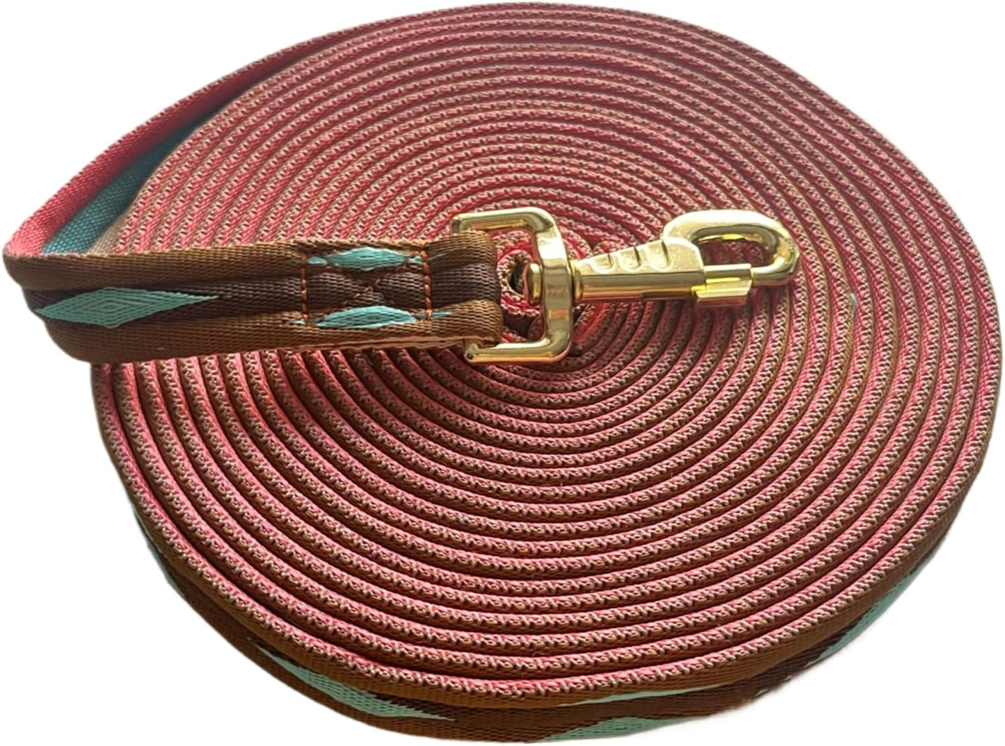 Premium Horse Training Lunge Line with Alloy Trigger Buckle for Accurate Equestrian Training of 26 Foot (8 Meters)