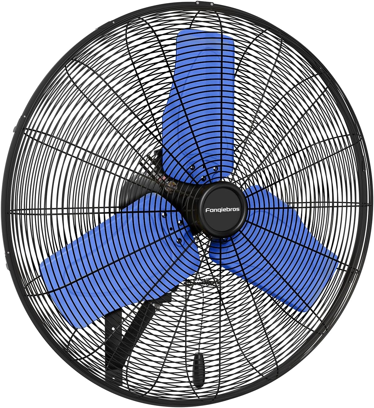 Pro 9500 CFM 24" Outdoor IP44 Waterproof Wall Mount Fan, 3-Speed Oscillating Metal Fans with Enclosure Motor, Heavy Duty Wall Fan for Patio, Warehouse, Garage, and Jobsite