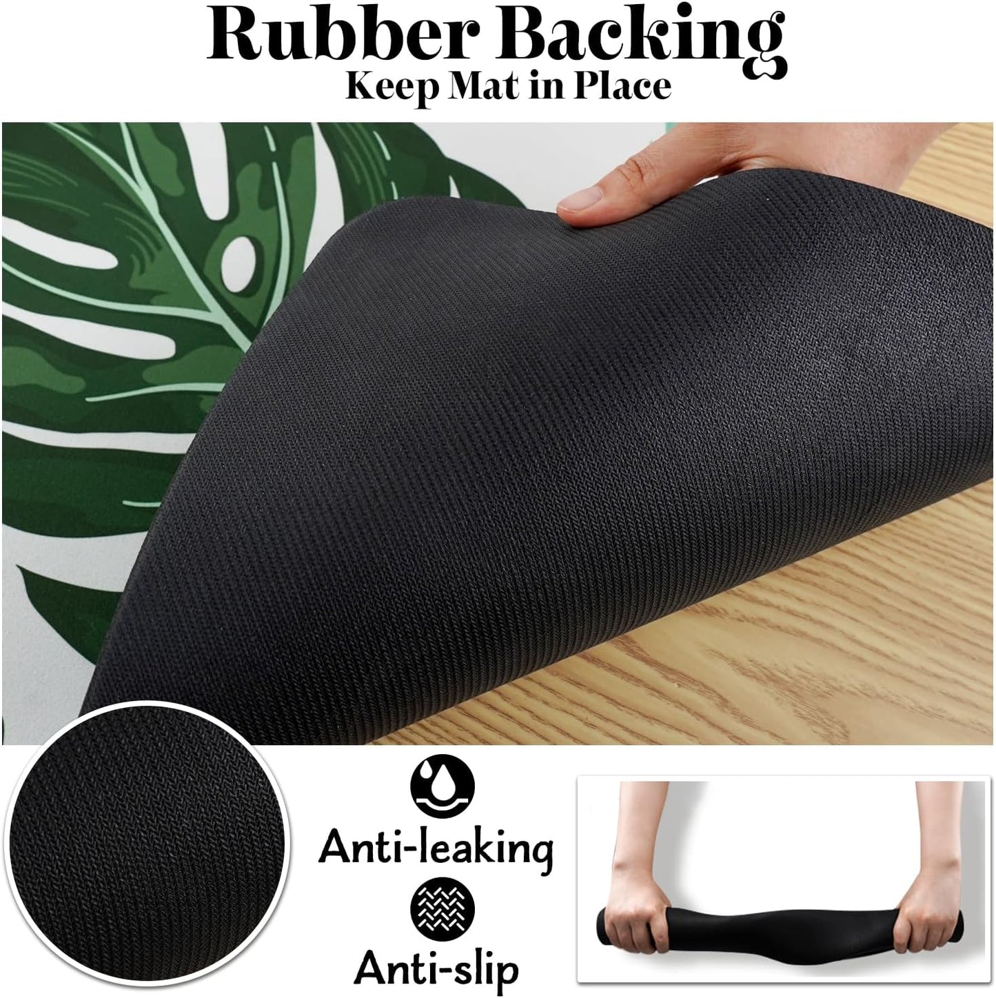 Dog Food Mat for Floors - Absorbent Bowl Mat for Food and Water Dispenser, Quick Dry Pet Supplies for Dogs and Cats