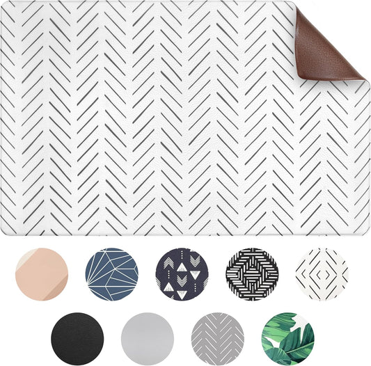 NALALAS Dog Mat for Food and Water, Cat Feeding Mat | Waterproof Dog Bowl Mat | Non-Slip Pet Food Mat for Floors | Pet Mats for Food and Water | Easy to Clean