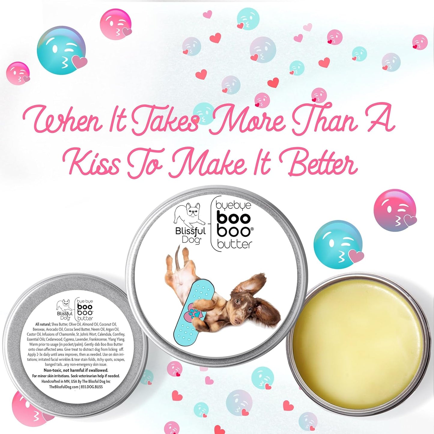 The Blissful Dog Dachshund Boo Boo Butter, 16 oz.