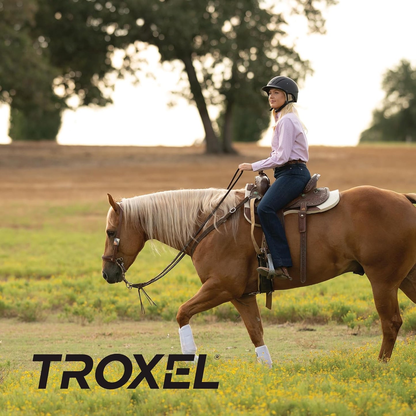 Troxel Spirit MIPS Technology Full Coverage Horse Riding Helmet, Horseback Riding Gear for Equestrians, Small (6-1/2-6-7/8), Desert Shadows
