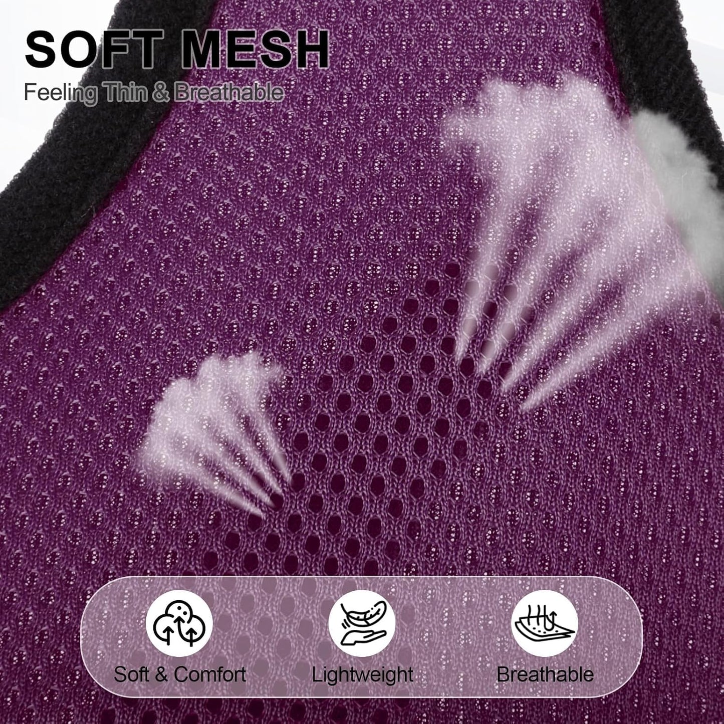 BINGPET Dog Vest Harness -Light Weight Breathable Sports Mesh - Pet Adjustable Harness Puppy Padded Harnesses Dog Vest Harness for Small Dogs