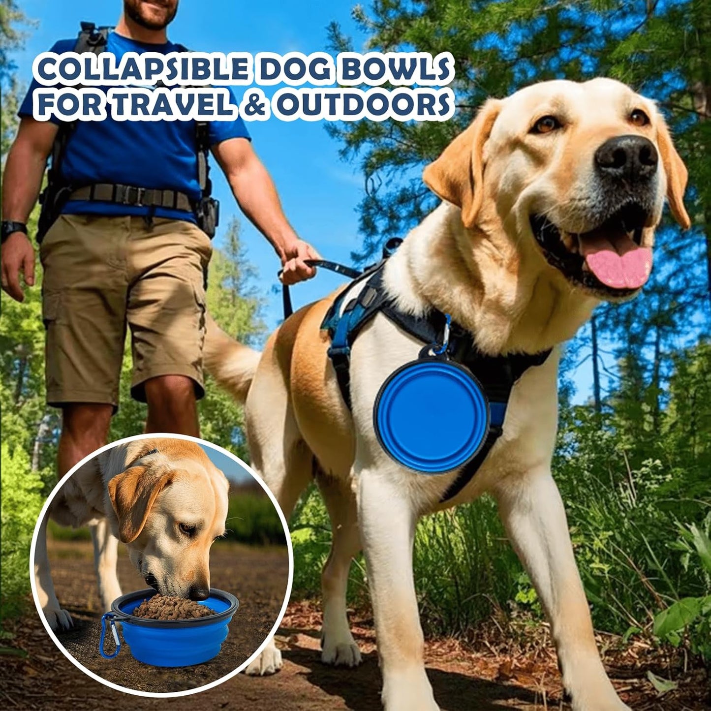 36 Inch Soft Dog Crates, Portable Travel Crate for Large Dogs, 3-Door Foldable Soft Kennel with Mesh Windows for Indoor & Outdoor Travel, with Blanket and a Foldable Bowl