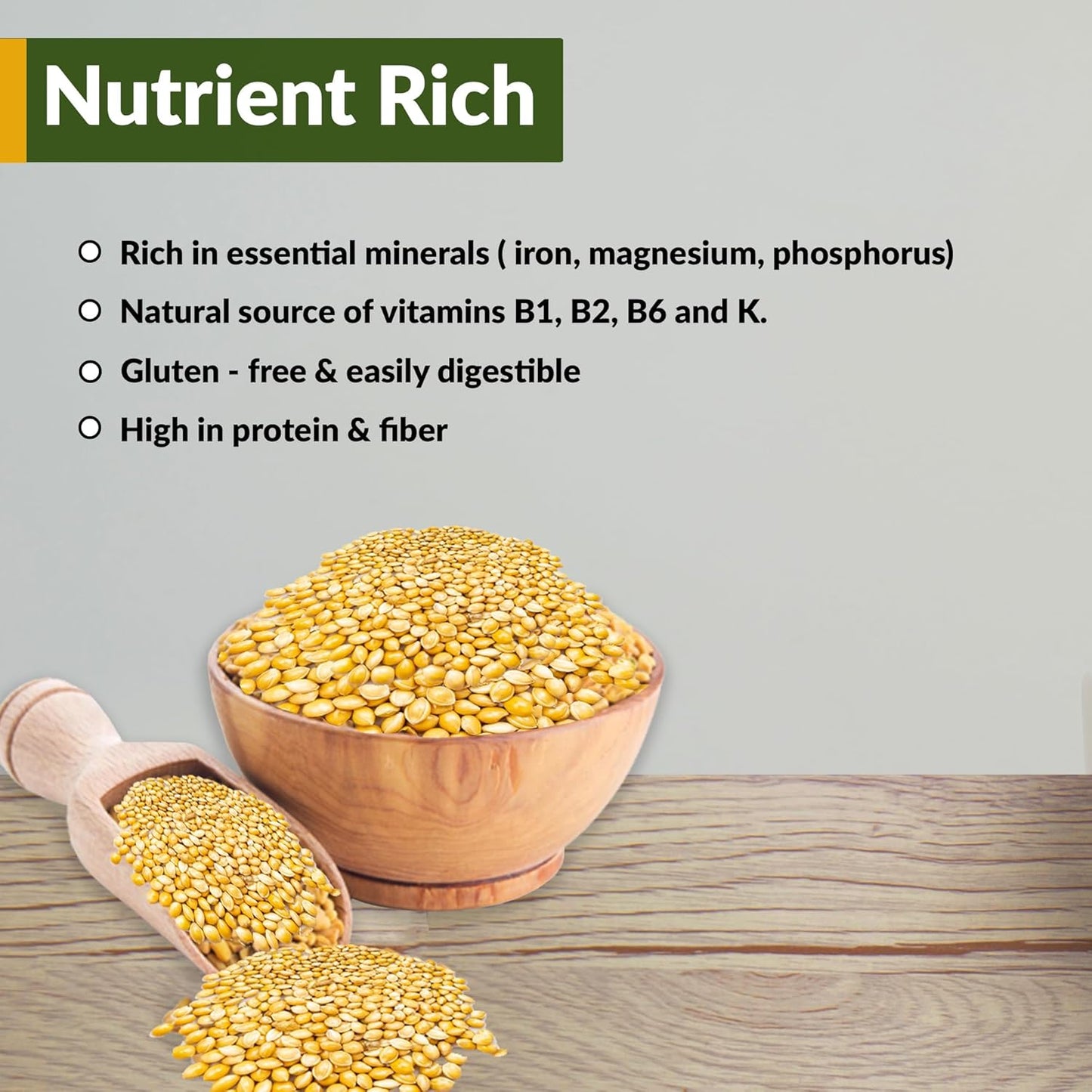 Wildlife Organic White Millet for Bird Feeding and Wildlife Bird attracting, Non-GMO and USA Grown, 25 lbs