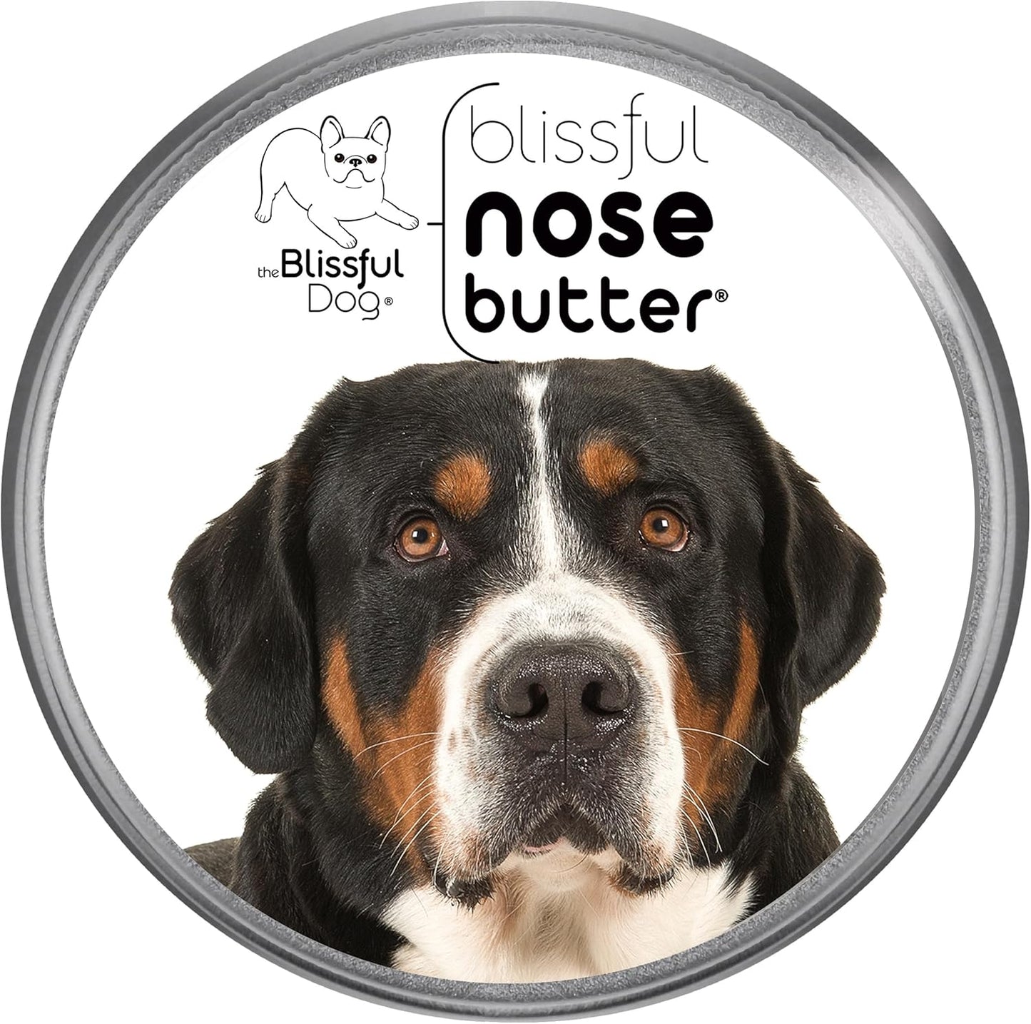 The Blissful Dog Greater Swiss Mountain Dog Unscented Nose Butter - Dog Nose Butter, 2 Ounce