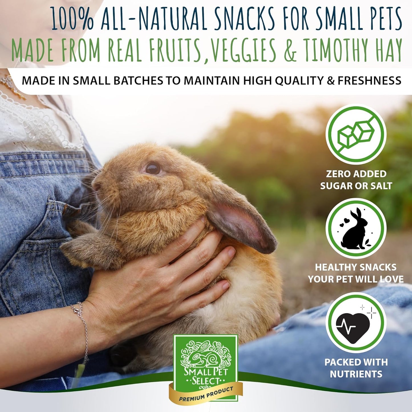 Small Pet Select - Healthy Snackers - Pear/Blueberry