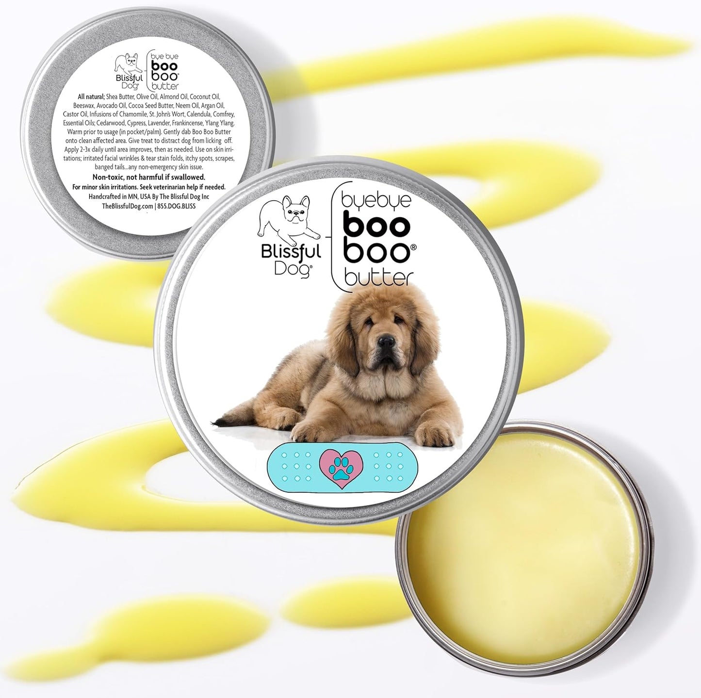 The Blissful Dog Tibetan Mastiff Boo Boo Butter, 16 oz.