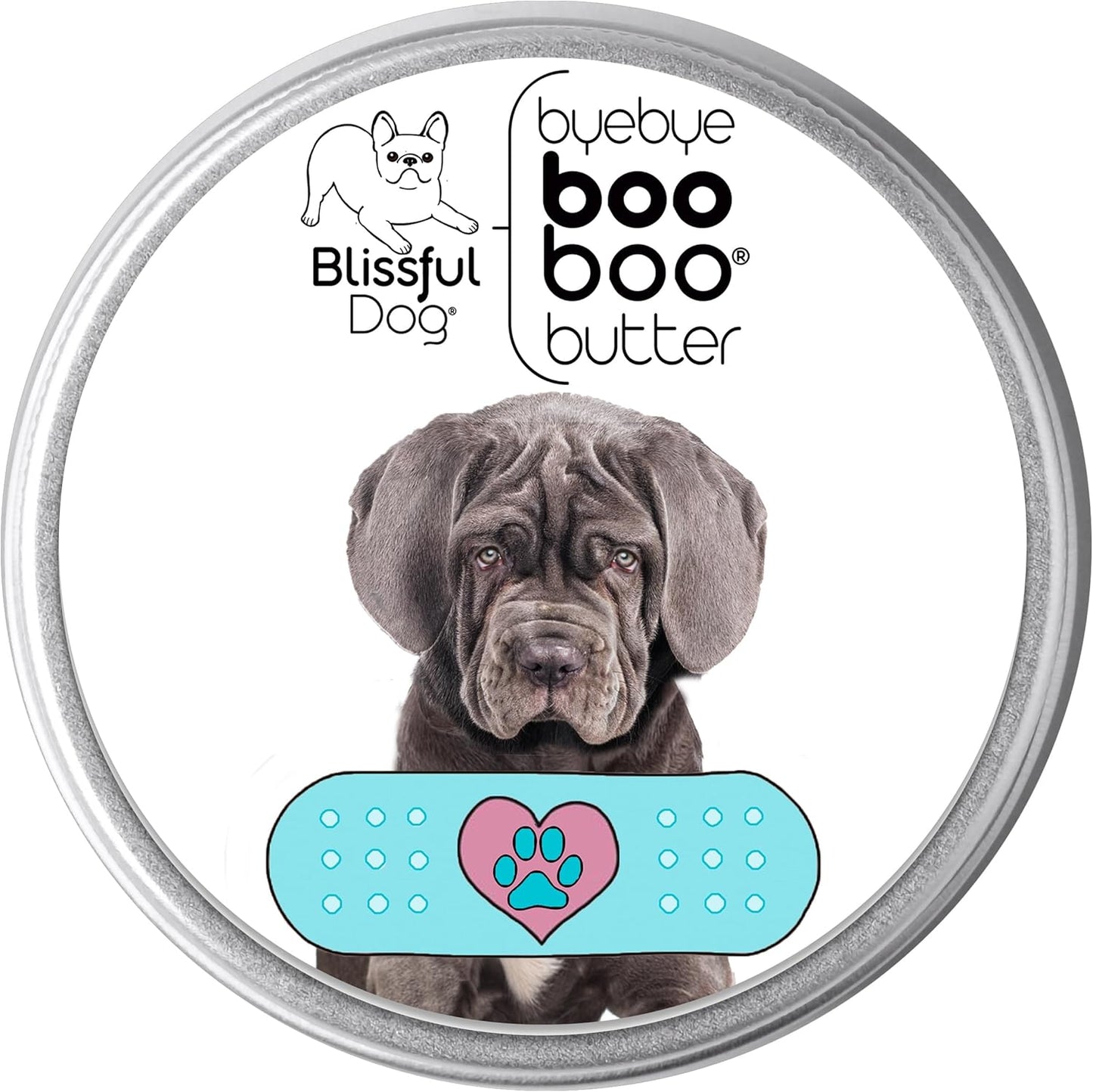 The Blissful Dog 1 oz TIN Neapolitan Mastiff Booboo Butter
