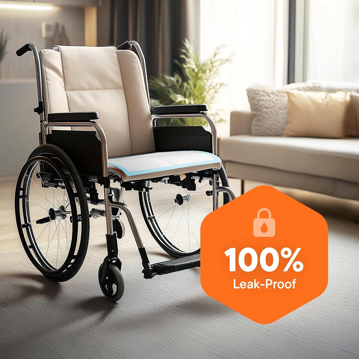 Disposable Changing Pads [100-Pack] Diaper Pad for Baby, Puppy & Dog - Pee & Wee Underpads - Chux Potty Training Liner - Changing Table Cover - 17"x13" Leak-Proof Liners for Incontinence & Travel Use