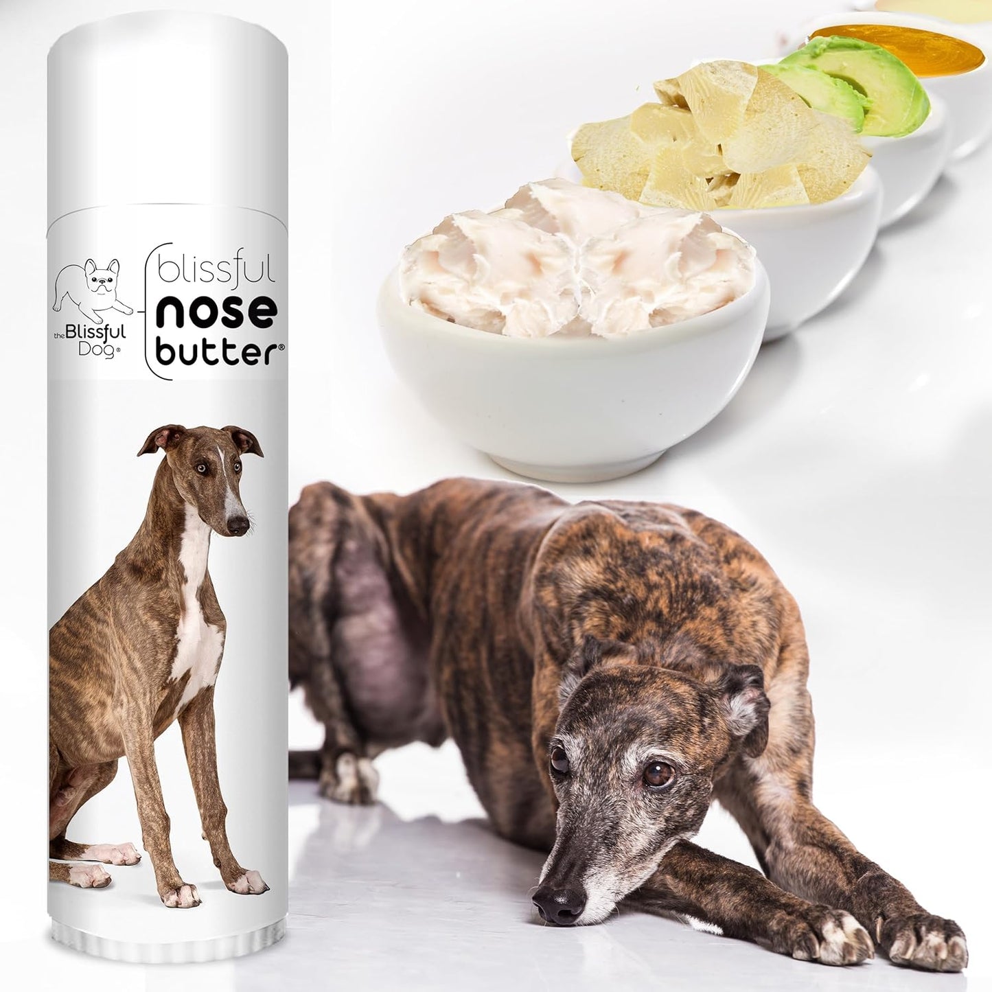 The Blissful Dog Greyhound Unscented Nose Butter - Dog Nose Butter, 0.50 Ounce