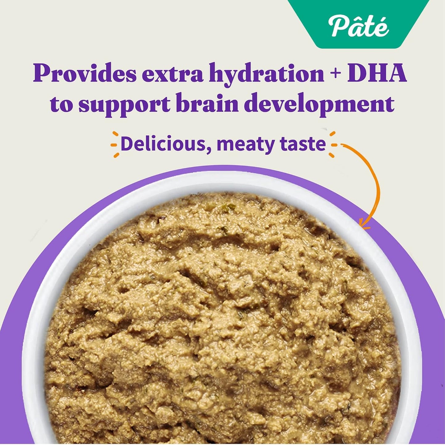 Halo Wet Kitten Food Whole Chicken Recipe, Grain Free Wet Cat Pate, Canned Cat Food to Support Brain Development, 3 Oz Can (Pack of 12)