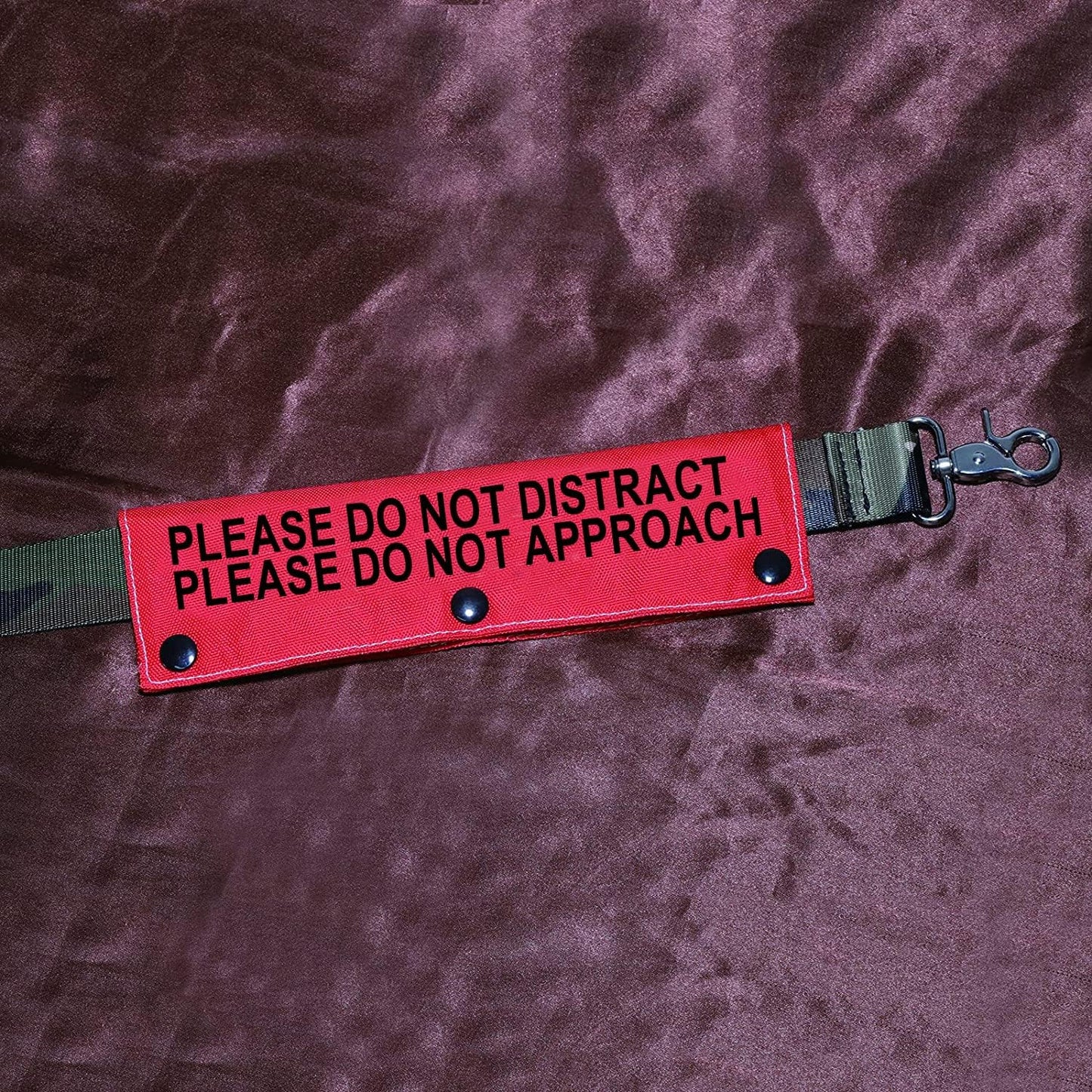 Funny Dog Leash Sleeve Please Do Not Distract Please Do Not Approach Dog Leash Wrap Sleeve (Not Distract Not Approach-Sleeve)