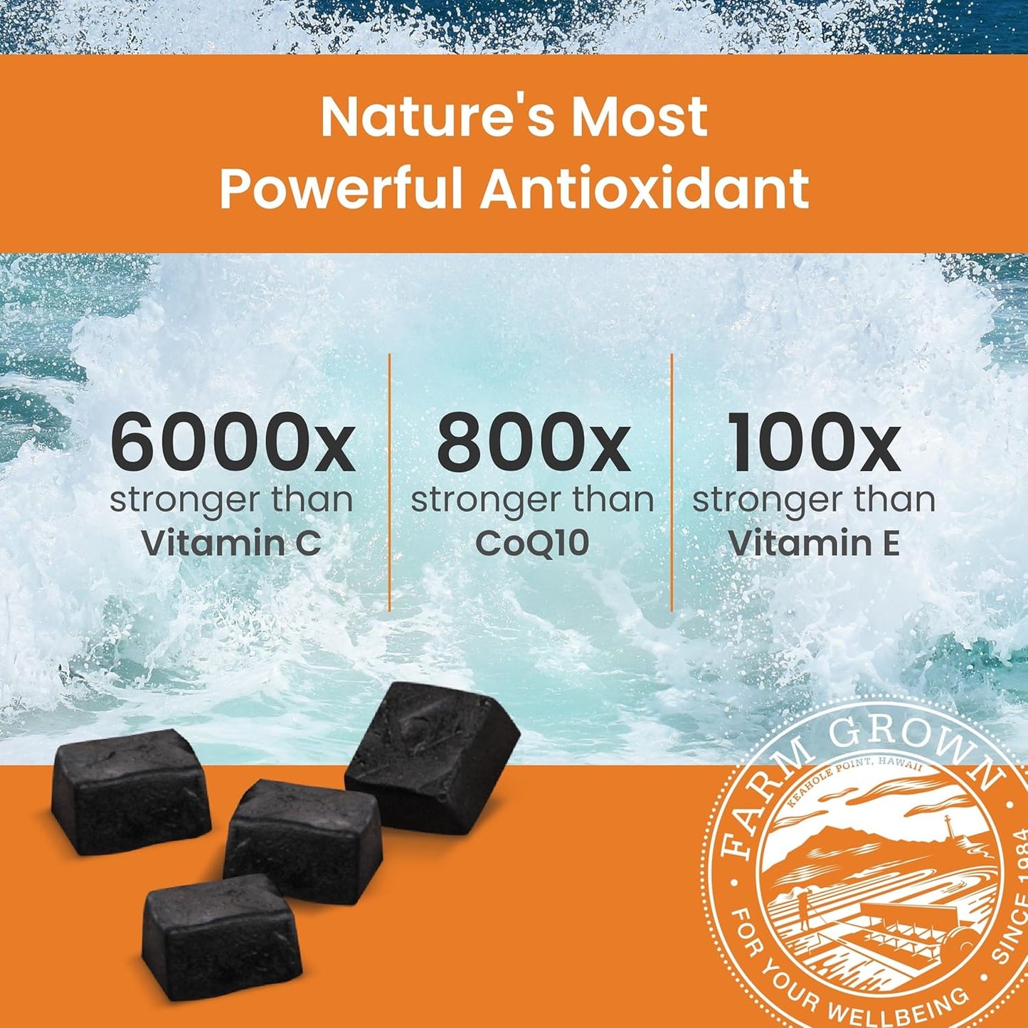 Nutrex Hawaii BioAstin Hawaiian Astaxanthin - 12mg, 60 Gummies - Farm-Direct Premium Antioxidant Supplement to Support Eye, Skin, Joint & Immune System Health - Non-GMO & Gluten-Free