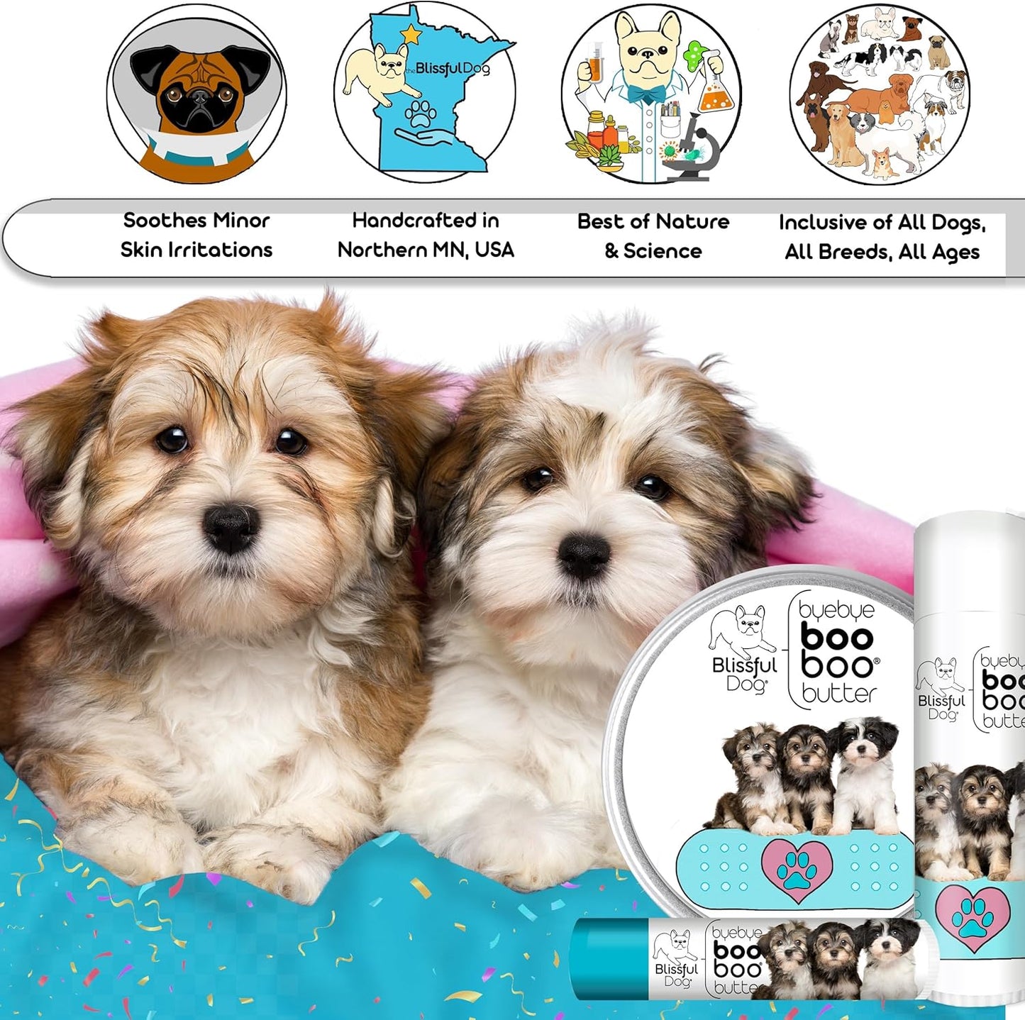 The Blissful Dog Havanese Boo Boo Butter, 1-Ounce